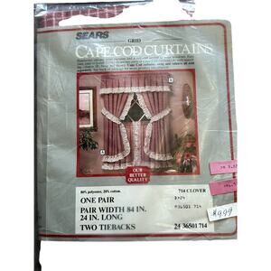 Vintage Sears Cape Cod Curtains